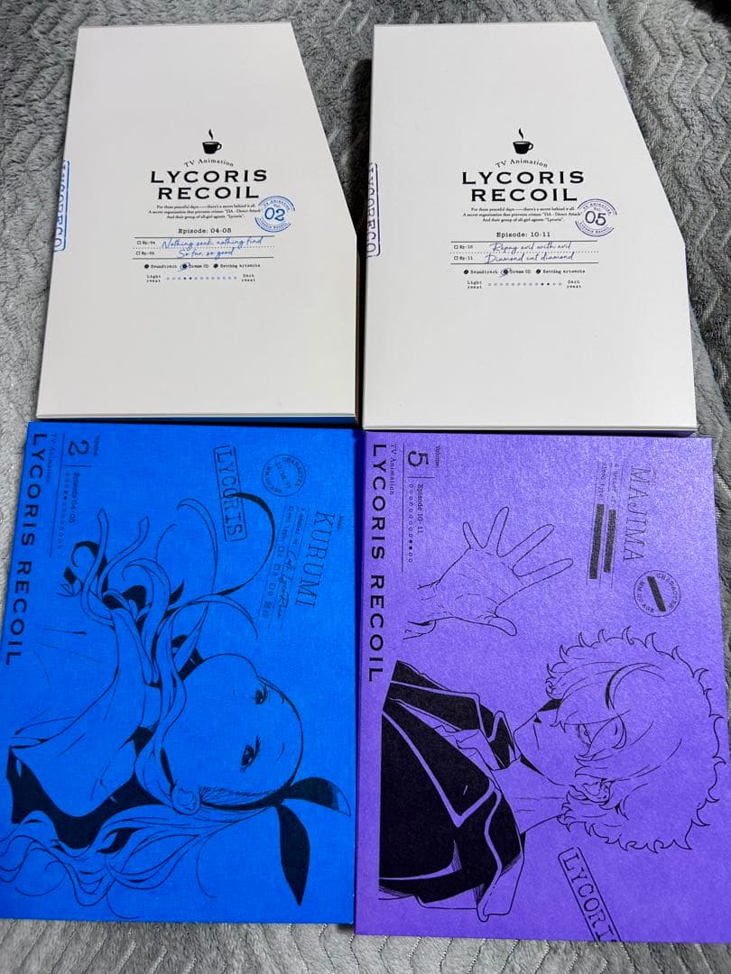 リコリス・リコイル　Blu-ray Disc2&5巻 特典カバー楽曲CD入り