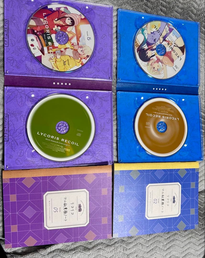 リコリス・リコイル　Blu-ray Disc2&5巻 特典カバー楽曲CD入り