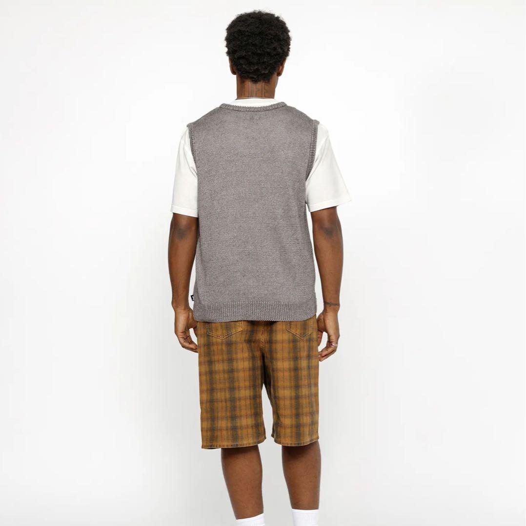 【STUSSY SU24】ステューシー Loose Knit Linen ベスト