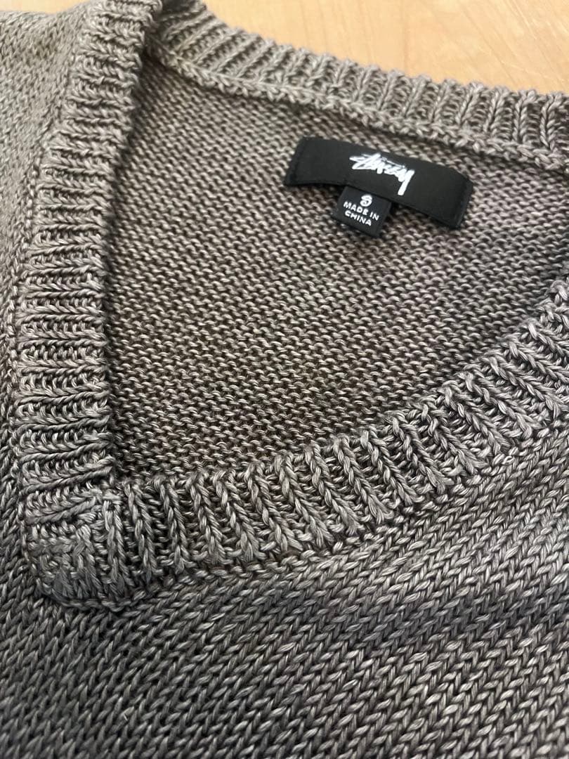 【STUSSY SU24】ステューシー Loose Knit Linen ベスト