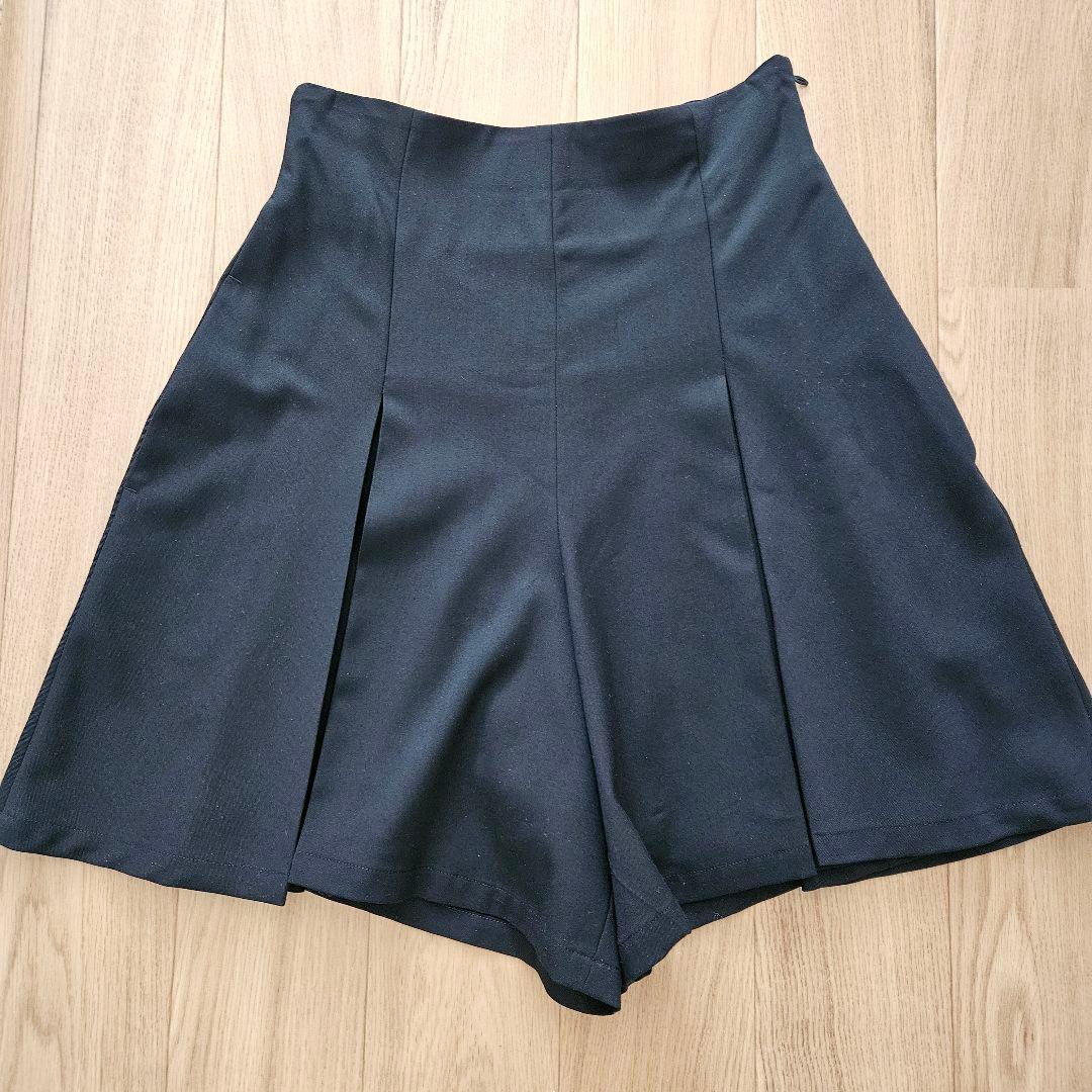 cabana ハイウエストタックキュロット　ショートパンツ　36