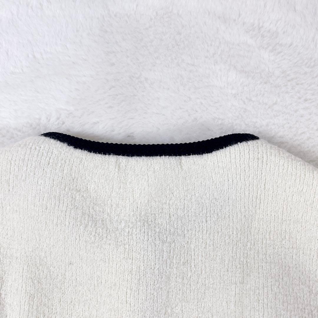 【24AW】ANAYI ウールブークレダブルフェイス カーディガン 38 M
