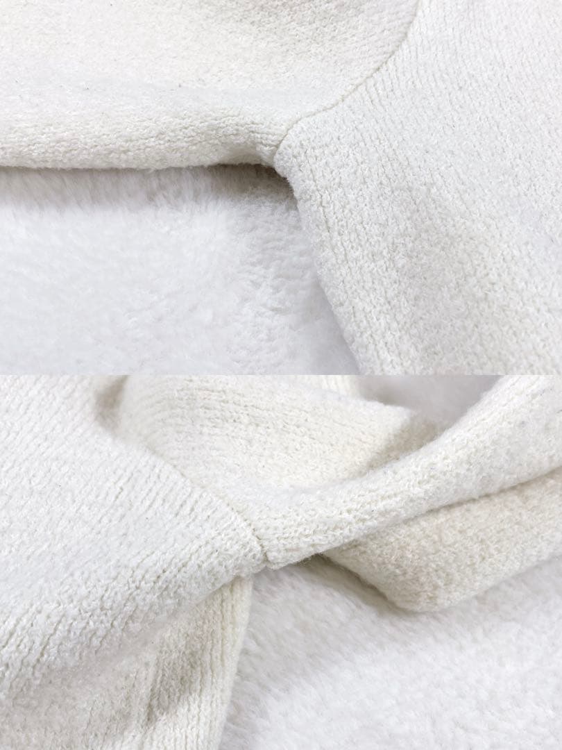 【24AW】ANAYI ウールブークレダブルフェイス カーディガン 38 M