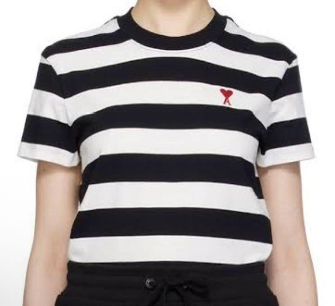 【美品】Ami ParisボーダーTシャツ