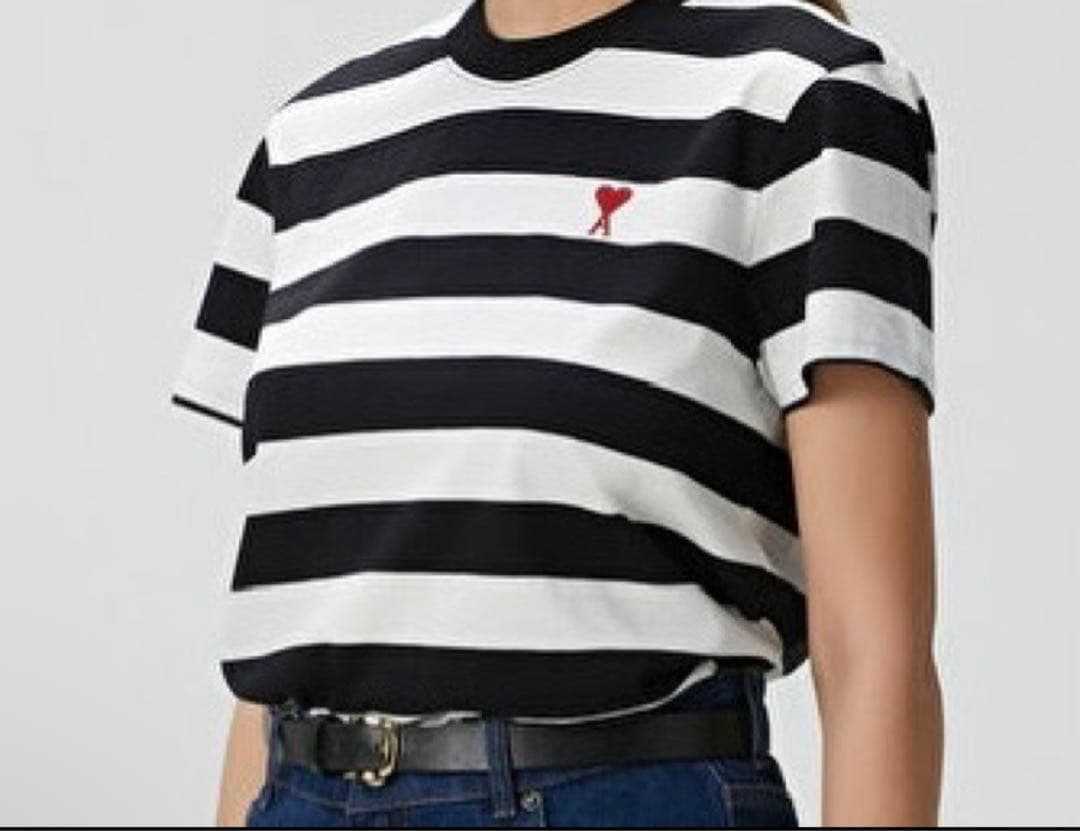 【美品】Ami ParisボーダーTシャツ
