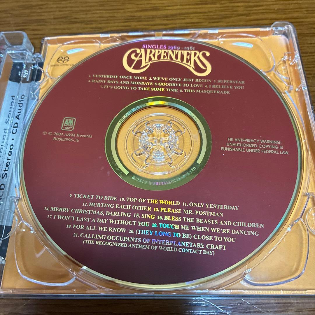 カーペンターズ Singles 1969-1981 ハイブリッドSACD