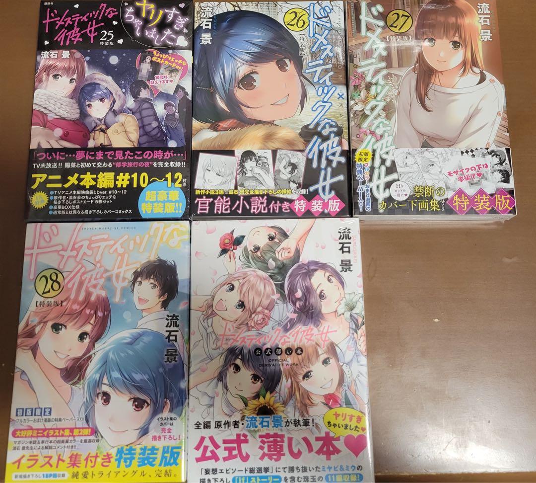 【初版・新品未開封】 ドメスティックな彼女 全28巻+公式薄い本 初版 未開封