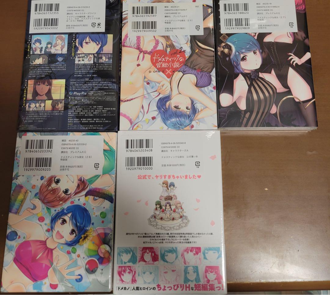 【初版・新品未開封】 ドメスティックな彼女 全28巻+公式薄い本 初版 未開封