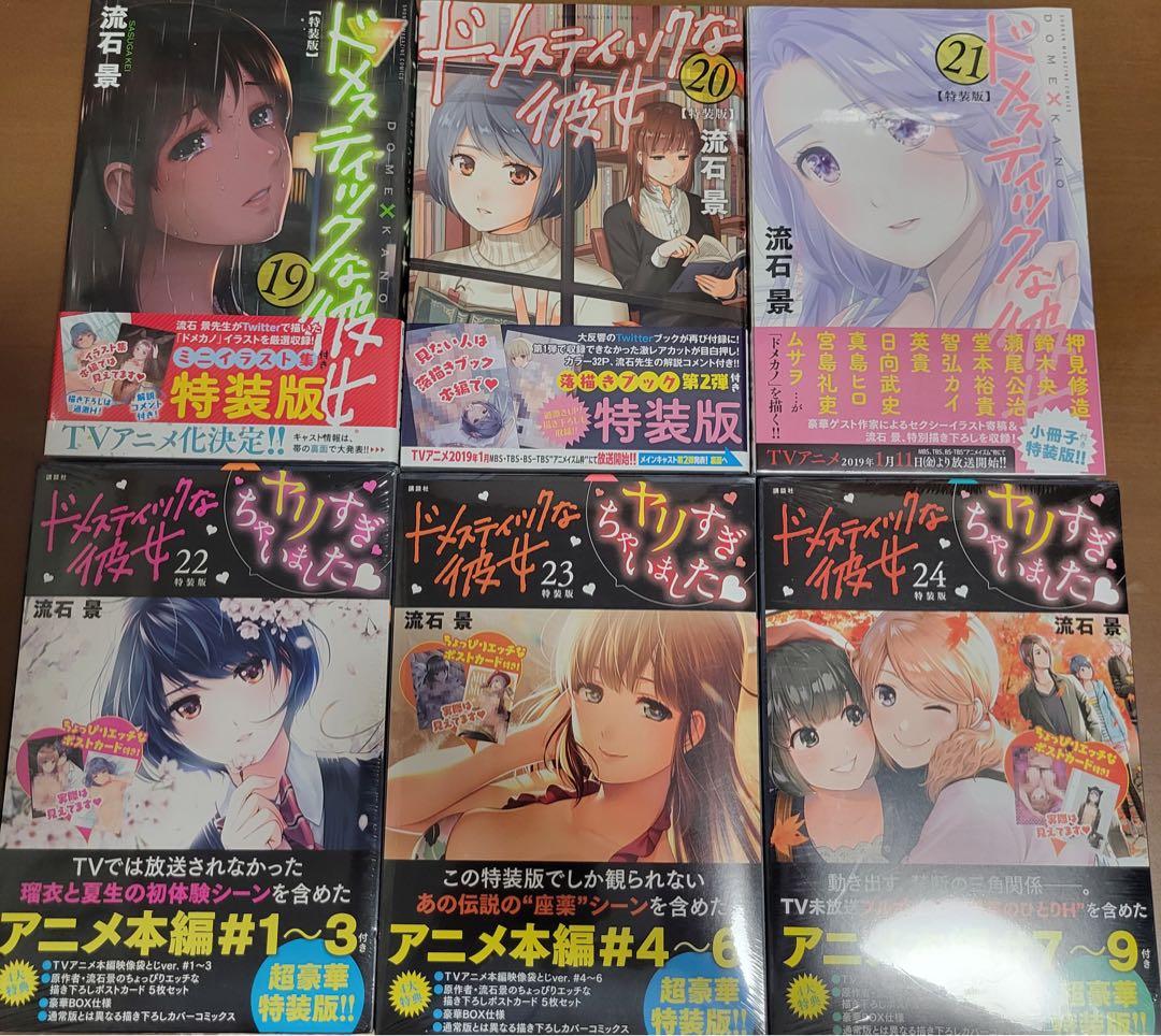 【初版・新品未開封】 ドメスティックな彼女 全28巻+公式薄い本 初版 未開封