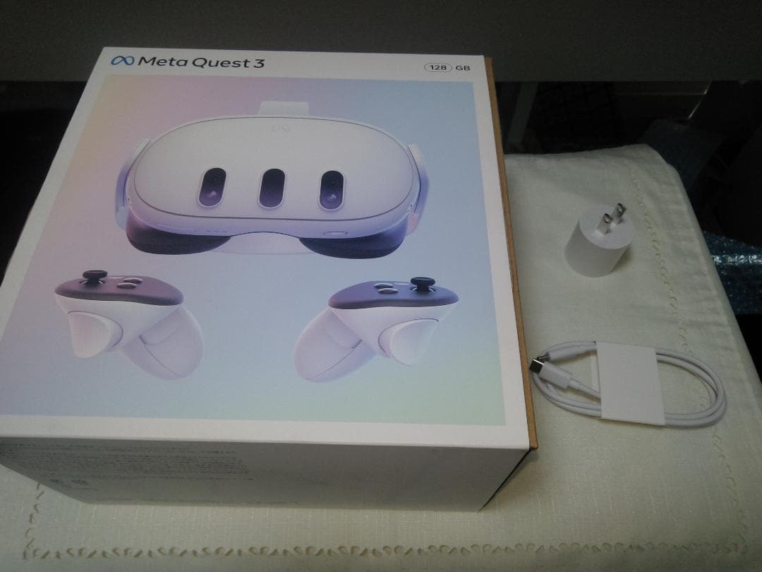 【レンズ傷あり・ジャンク】 Quest 3 128GB コントローラ付き