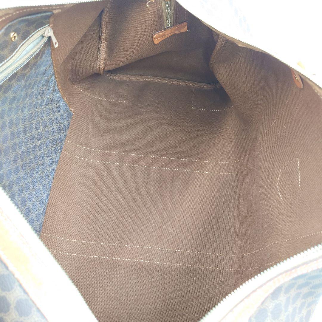 廃盤品 CELINE ボストンバッグ ヴィンテージ マカダム ヌメ革 セリーヌ