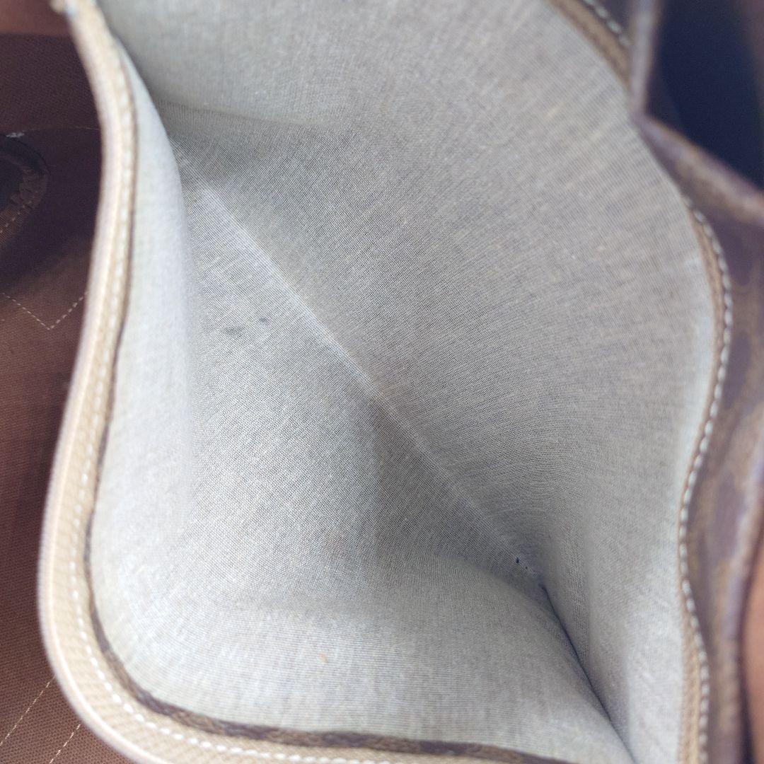 廃盤品 CELINE ボストンバッグ ヴィンテージ マカダム ヌメ革 セリーヌ