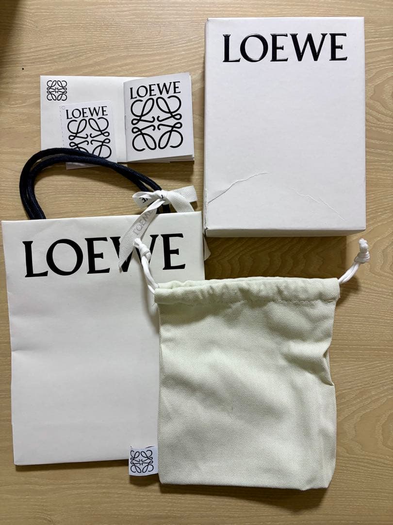LOEWE アナグラム 三つ折り財布　箱等あり