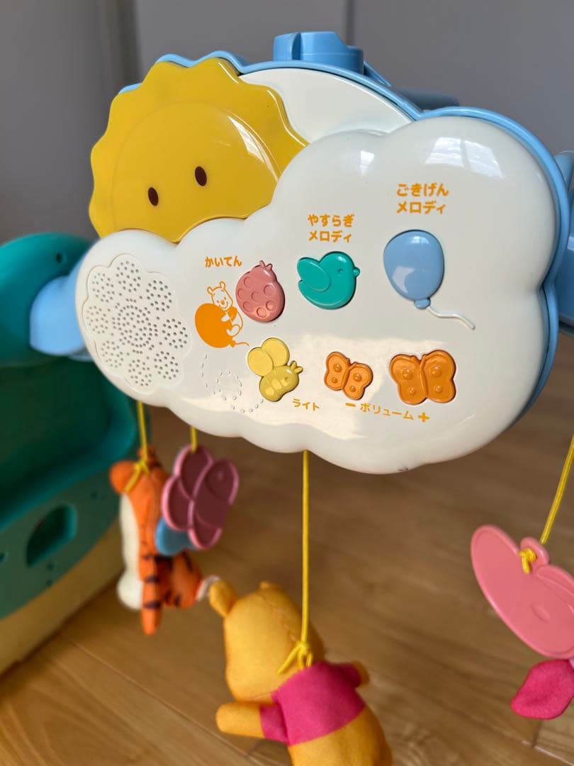 くまのプーさん ベビージム 花デザイン