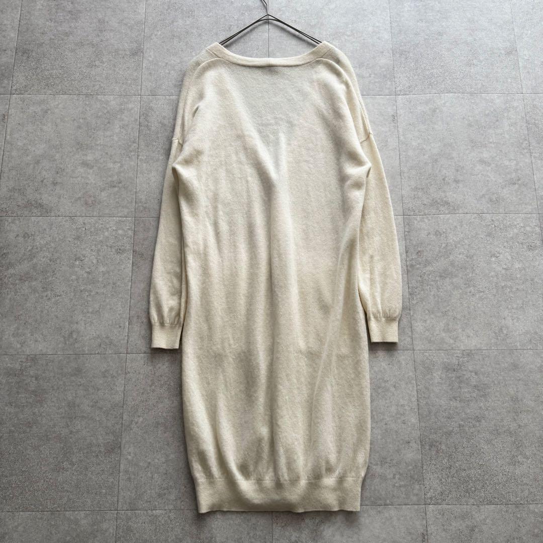 ブルネロクチネリ　カーディガン　カシミヤ100％　モニーレ　オフホワイト　ロング