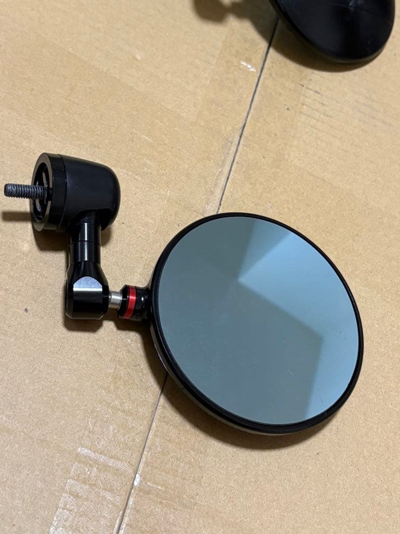 リゾマ バーエンドミラー Spy-R BS294ネジ径M6 カフェレーサーに！