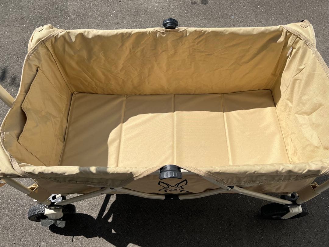 【美品】DOD キャリーワゴン ベージュ カート