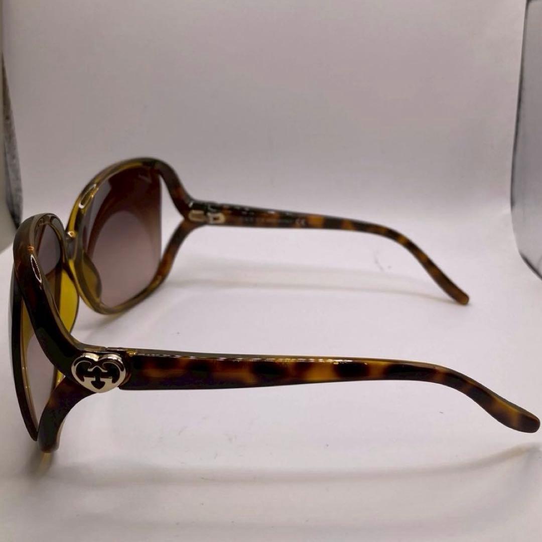 美品　GUCCI グッチ サングラス ハート インターロッキング GG べっ甲
