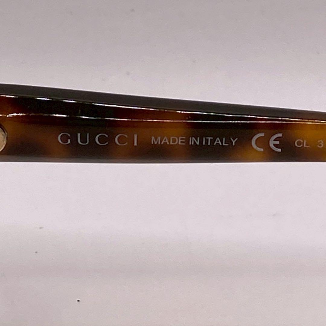 美品　GUCCI グッチ サングラス ハート インターロッキング GG べっ甲