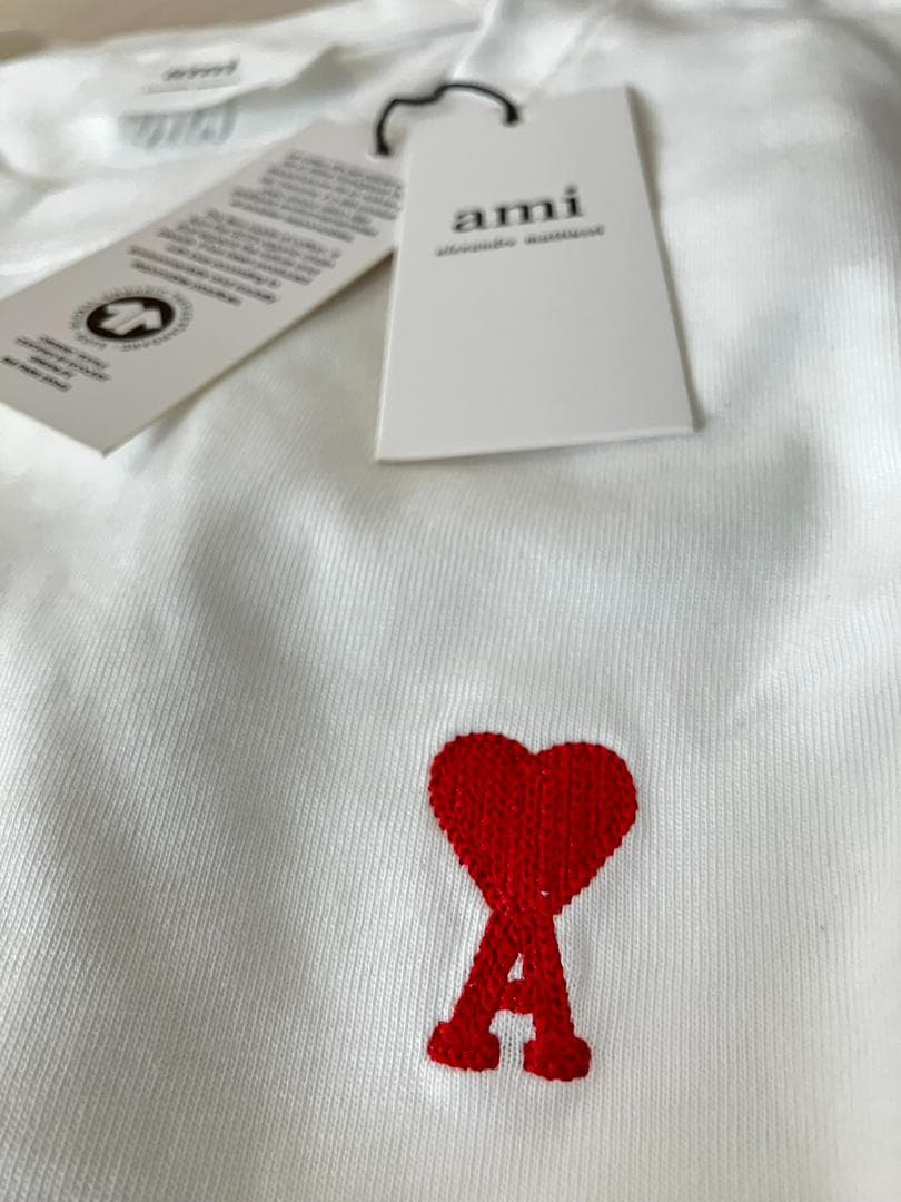 新品アミパリス(AmiParis)　ロングTシャツ　Sサイズ　白