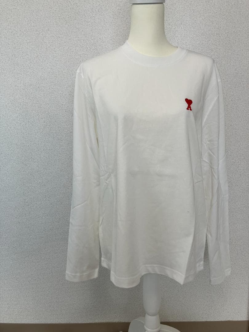 新品アミパリス(AmiParis)　ロングTシャツ　Sサイズ　白