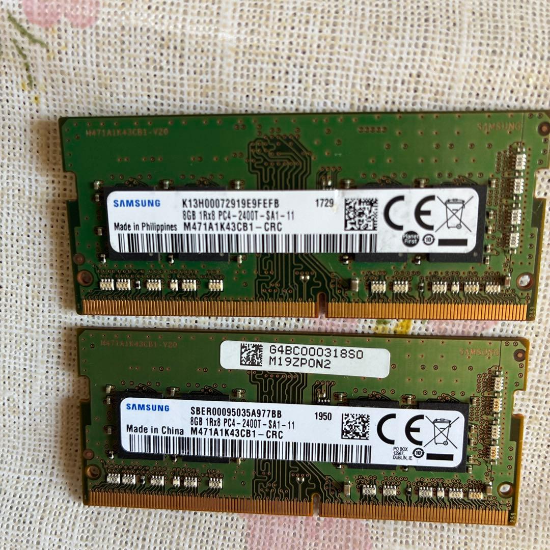 サムスンノートＰC用メモリ-