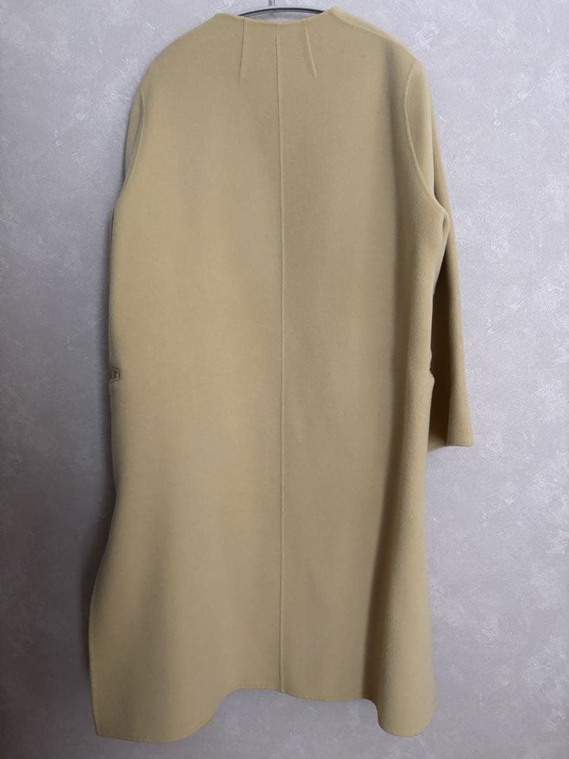 みみ様　美品　plage プラージュ　ハミルトンノーカラーコート イエロー 36