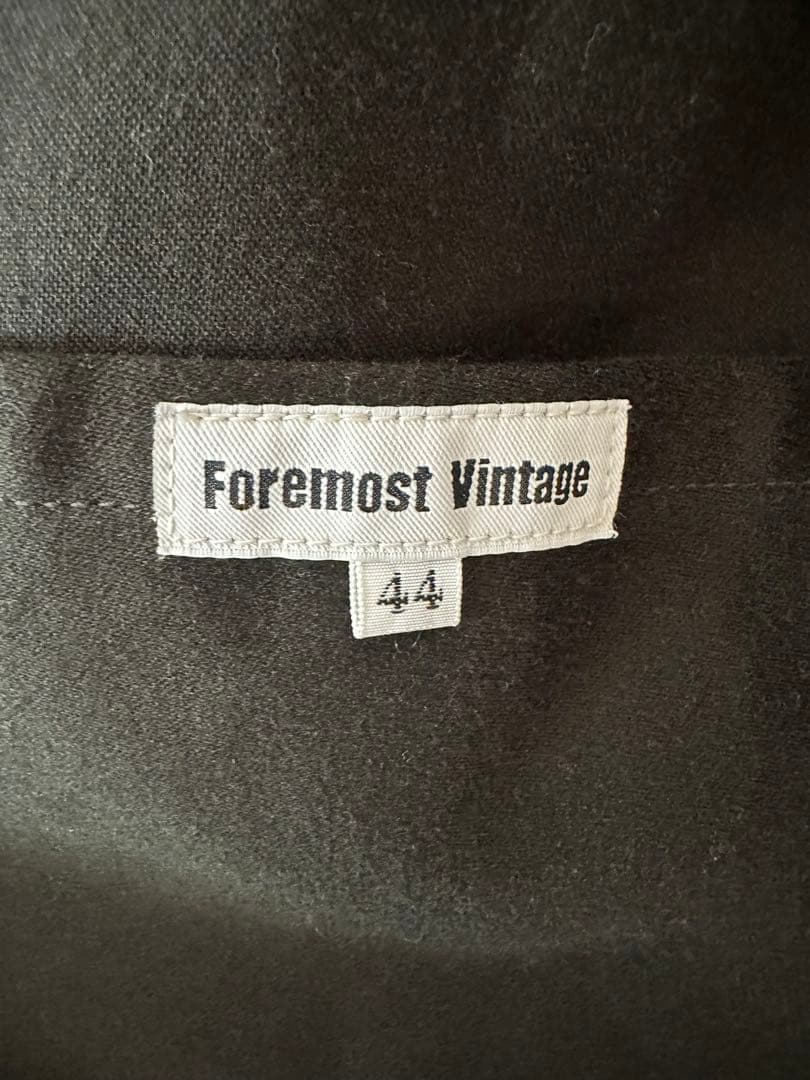 Foremost Vintage ブラックモールスキンジャケット