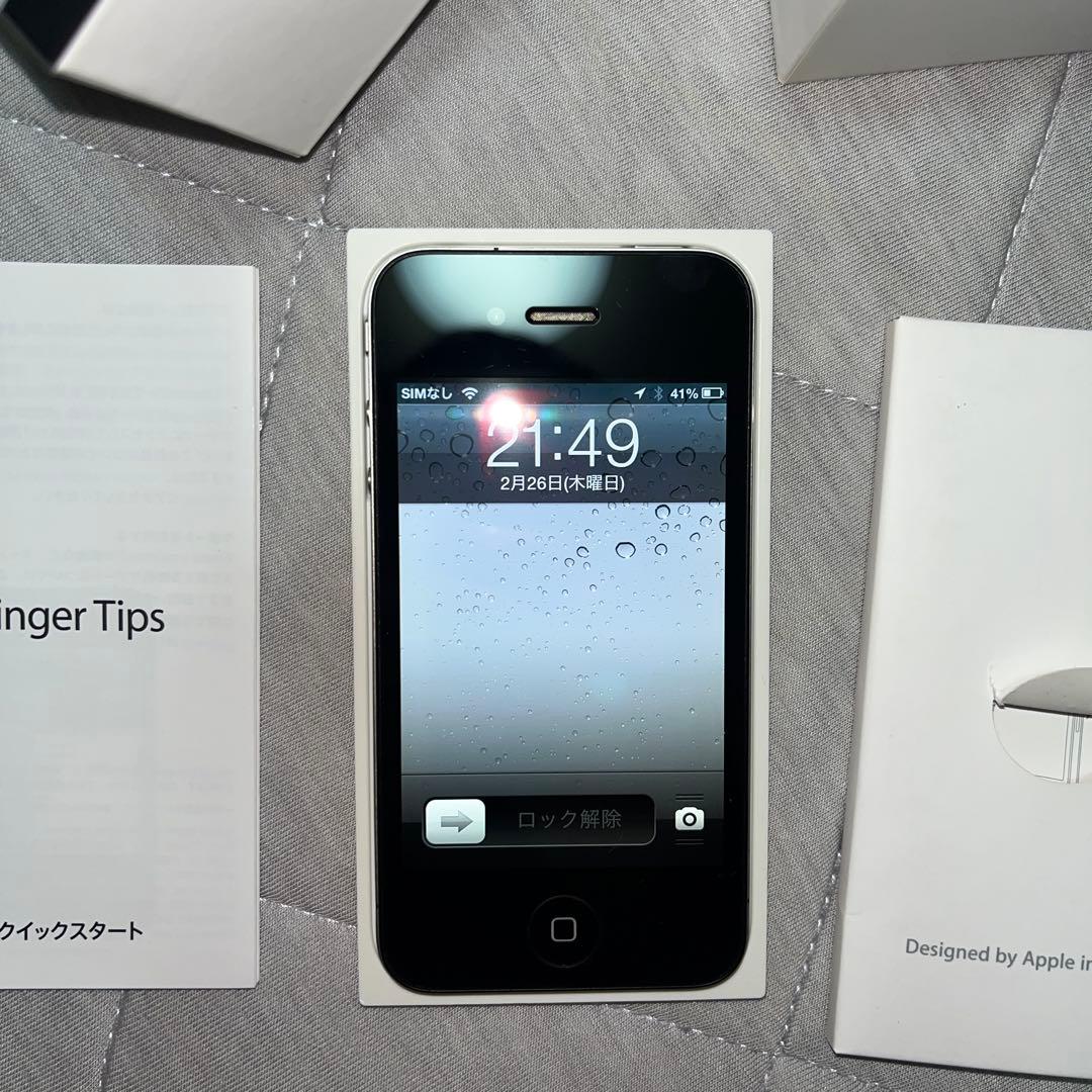 iPhone 4 16GB 未使用に近い　iOS4搭載