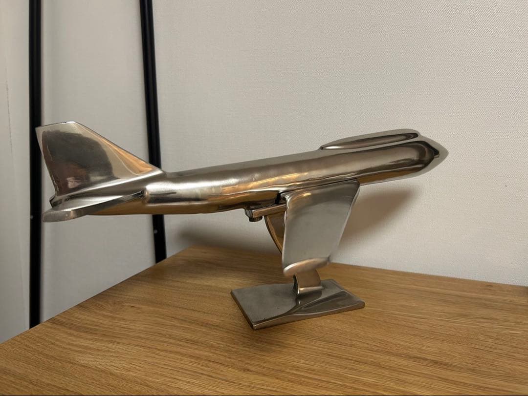 メタル製 旅客機模型 インテリア置物　オブジェ