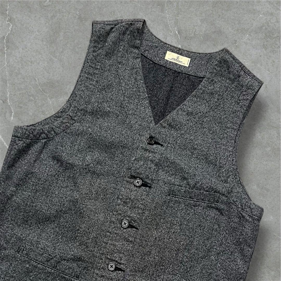 JAPAN BLUE JEANS 日本製 アーバンコットンワークベスト撚り杢XL