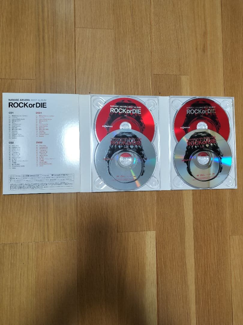 相川七瀬 ベストアルバム ROCKorDIE [2CD+2DVD]初回生産限定盤