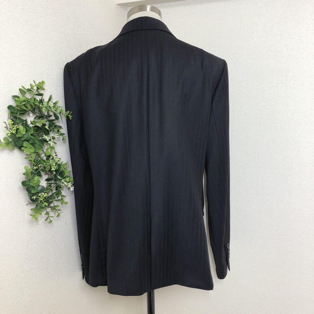 23区サイズ50大きいサイズのジャケット6L濃紺