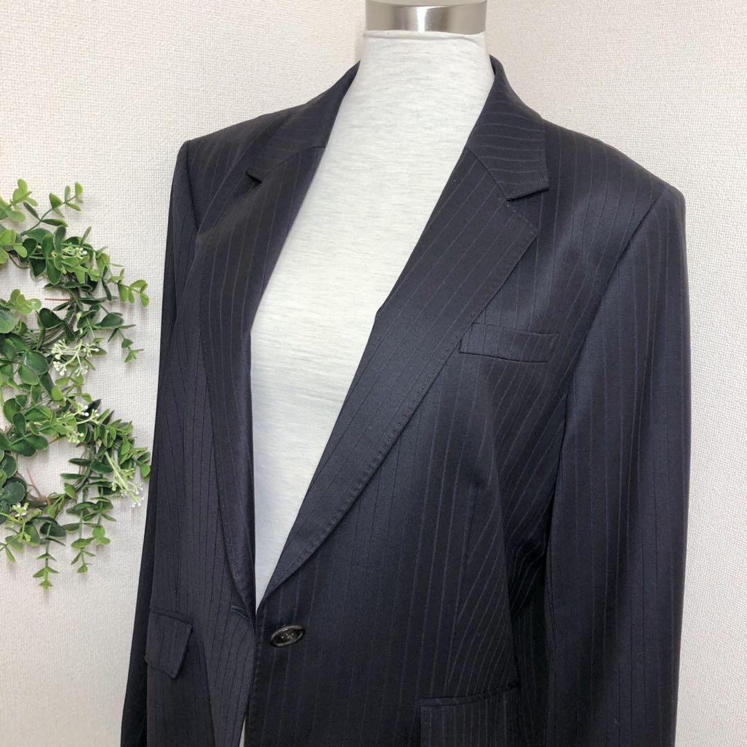 23区サイズ50大きいサイズのジャケット6L濃紺