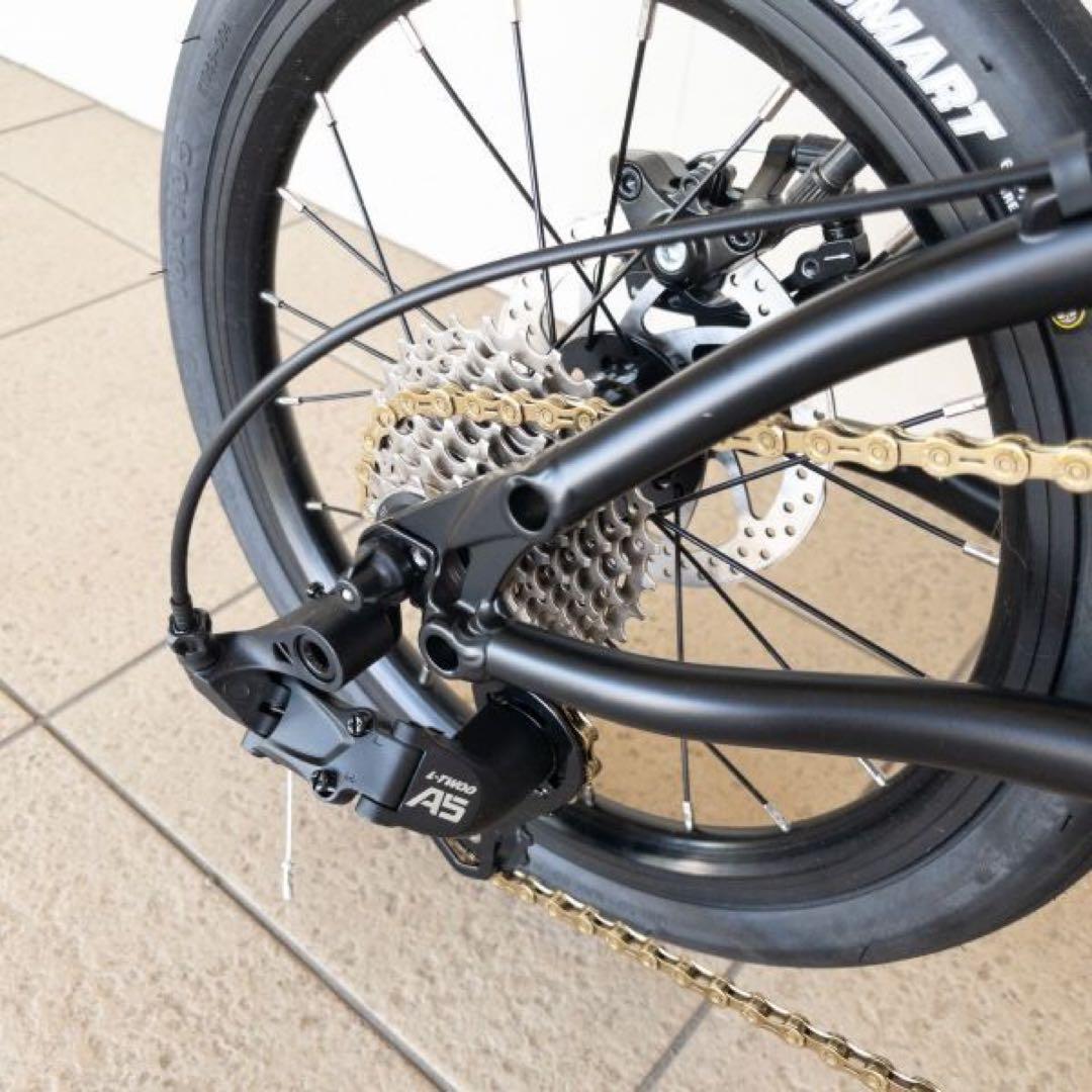 K3 PLUS ★未使用品★超軽量カスタム【8KG】★折り畳み　自転車　9速