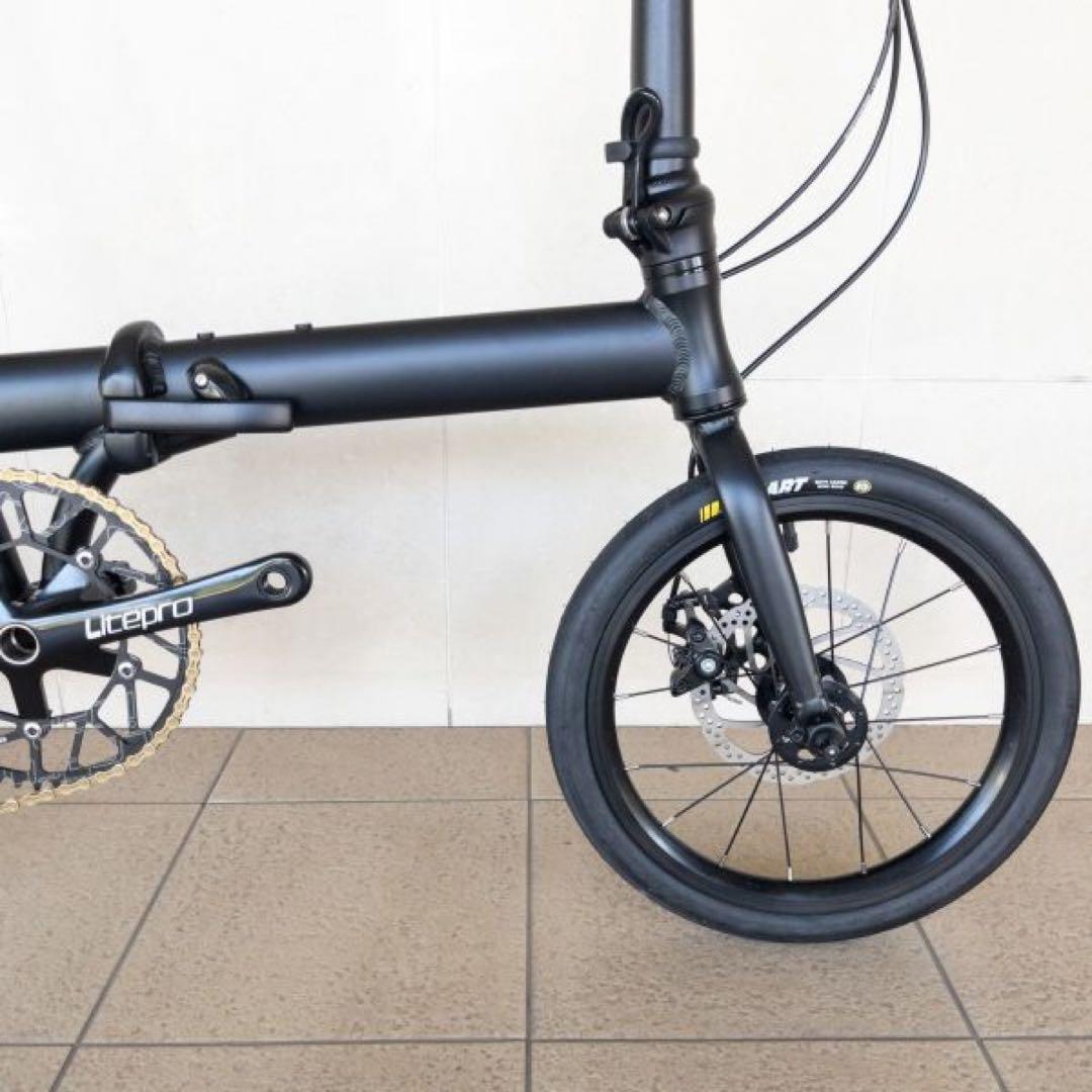 K3 PLUS ★未使用品★超軽量カスタム【8KG】★折り畳み　自転車　9速