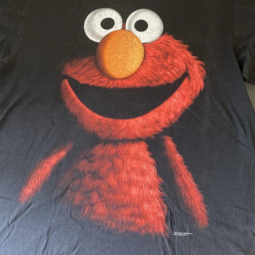 エルモ ELMOシャドーTシャツ セサミストリートXL