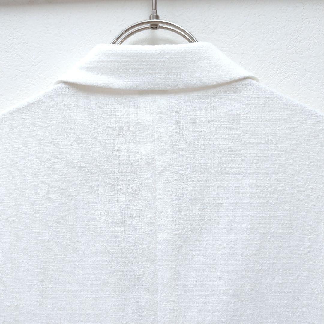 美品✨アナイ 24SS 定価4.7万 ブッチャーハーフスリーブジャケット 36