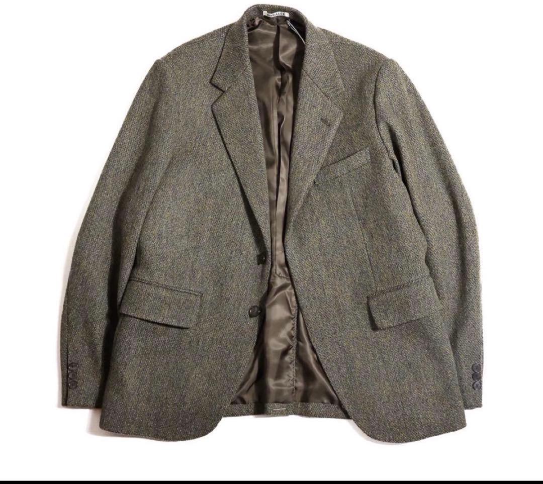 u*）様 Auralee BRITISH WOOL TWEED OVER JAC