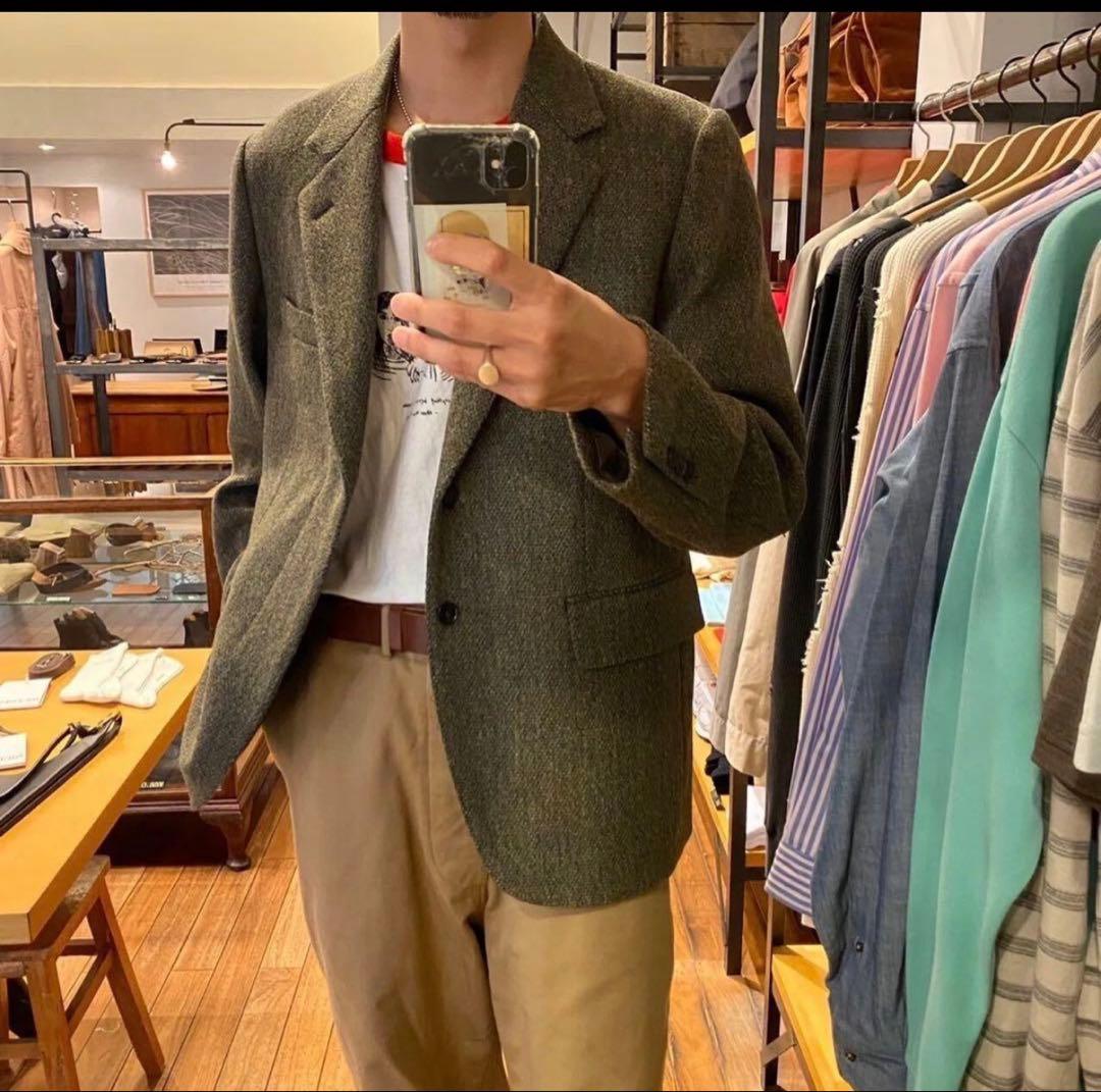 u*）様 Auralee BRITISH WOOL TWEED OVER JAC