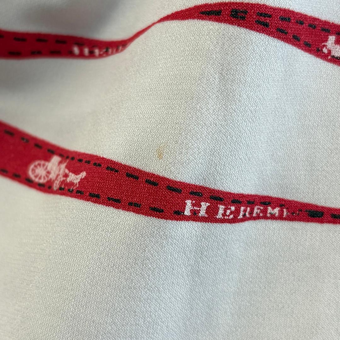 HERMES エルメス 総柄 半袖Tシャツ L