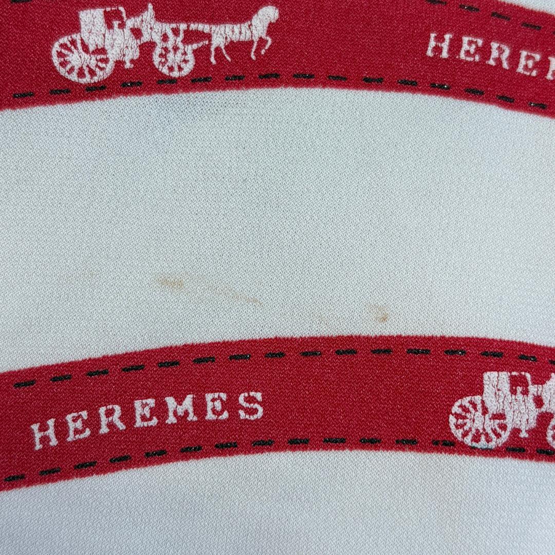 HERMES エルメス 総柄 半袖Tシャツ L