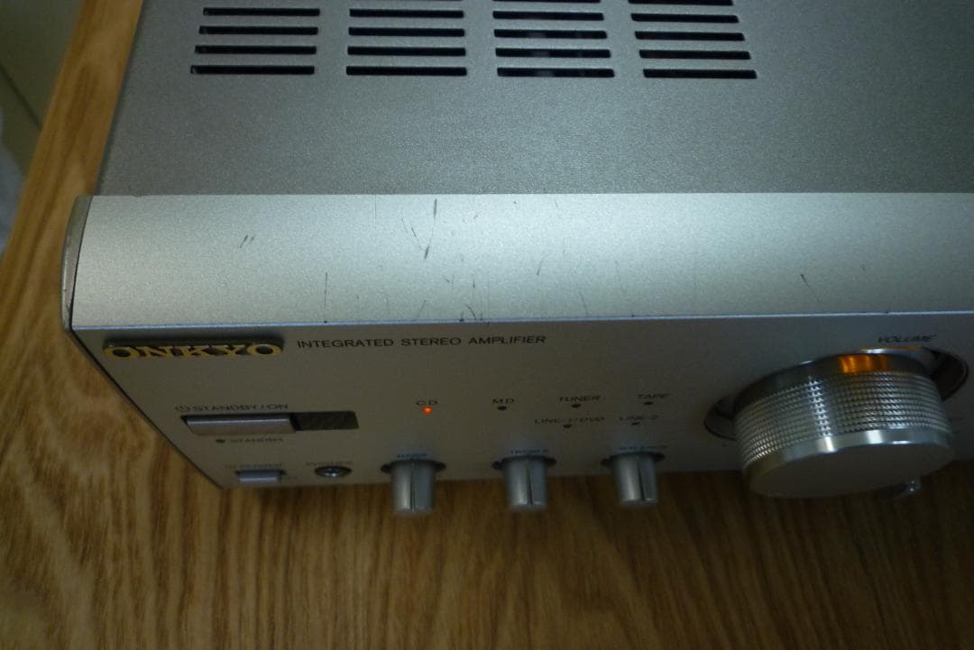 ONKYO A-907X 【動作確認済】リモコン・取説付きプリメインアンプ