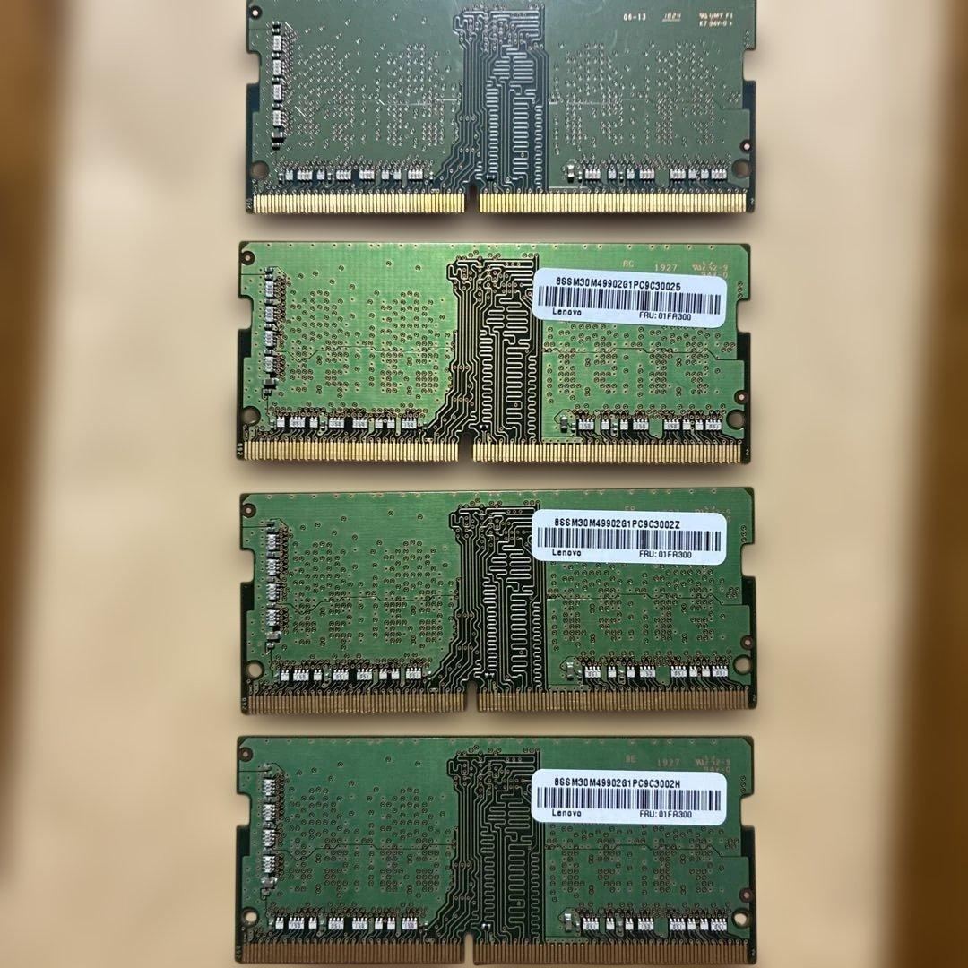 Samsung 4GB DDR4 メモリ 2400MHz 4枚セット