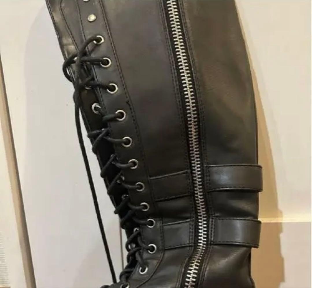 Currentmood 厚底ロングブーツ dollskill