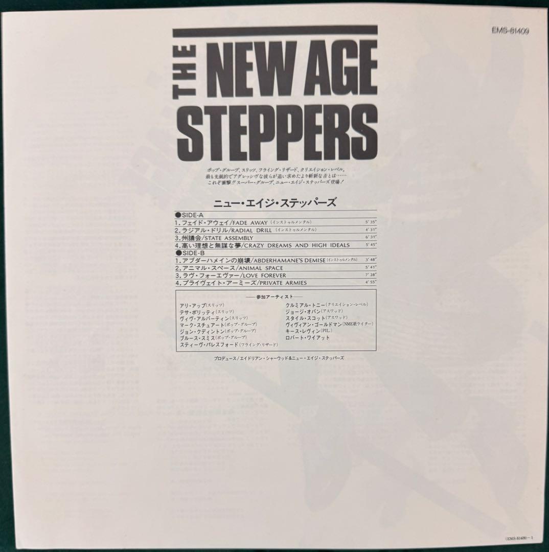 国内盤　THE NEW AGE STEPPERS レコード　盤極美品