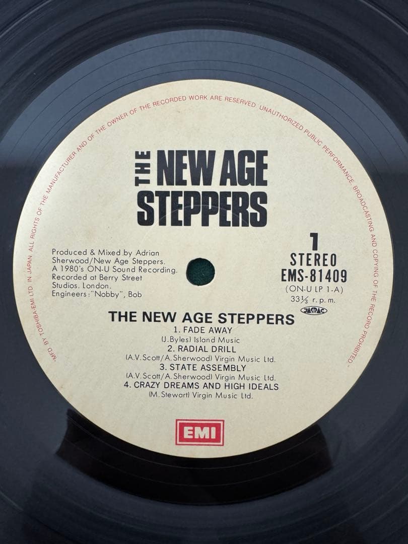 国内盤　THE NEW AGE STEPPERS レコード　盤極美品