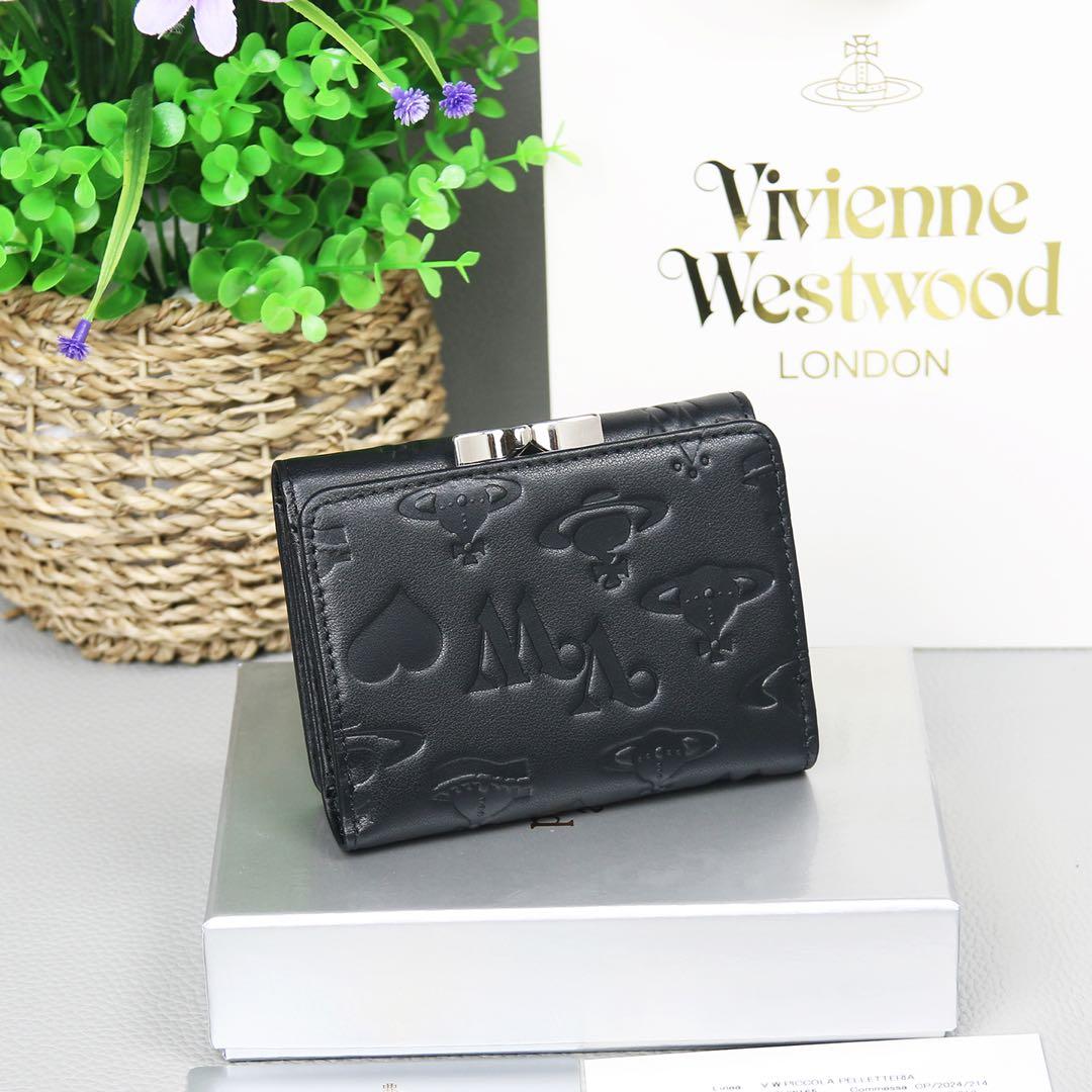 Vivienne Westwood ヴィヴィアン 三つ折り財布 レザー1；