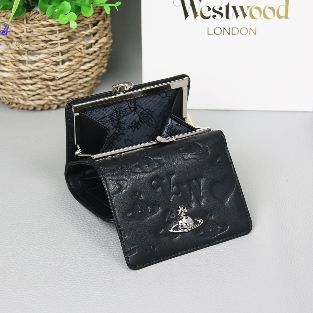 Vivienne Westwood ヴィヴィアン 三つ折り財布 レザー1；