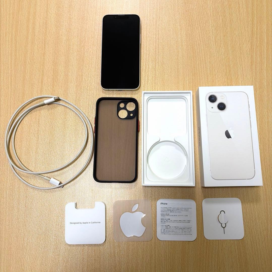 【バッテリー84%】iPhone13mini ホワイト 128GB